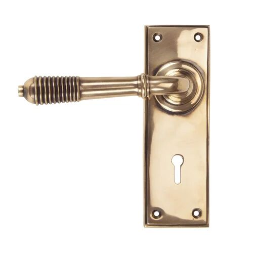 From The Anvil Interior Mortise Door Handle Kit From The Anvil Finish: Polished Bronze  - Size: 4cm H X 4cm W X 4cm D
