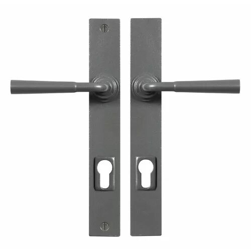 Stonebridge Cotswold Interior Mortise Door Handle Stonebridge Finish: Satin Steel  - Size: 68cm H X 48cm W X 48cm D