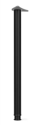 Dihl Adjustable Table Leg Dihl Finish: Black  - Size: 110cm H X 6cm W