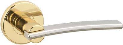 Urfic Hampstead Passage Door Handle Urfic Finish: Polished Brass  - Size: 90cm H X 110cm W X 40cm D