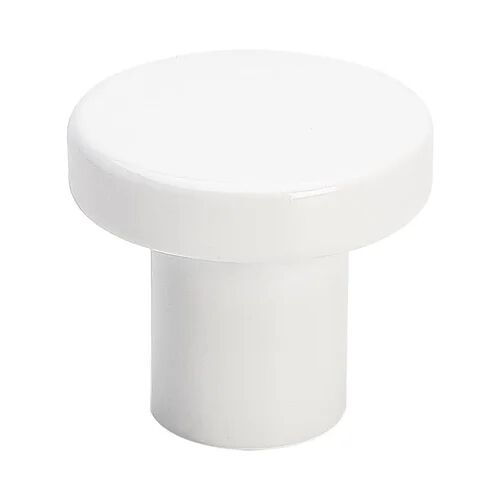 Beslag Design Knob 2078-28 Inox Look (Set of 6) Beslag Design Finish: White