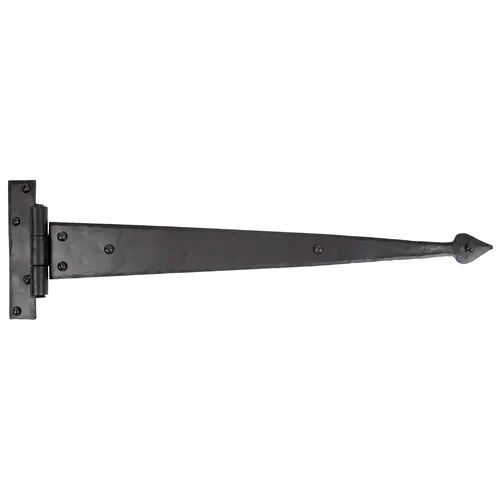 From The Anvil 13cm H x 46.6cm W Surface Mount Pair Door Hinges From The Anvil Finish: Black