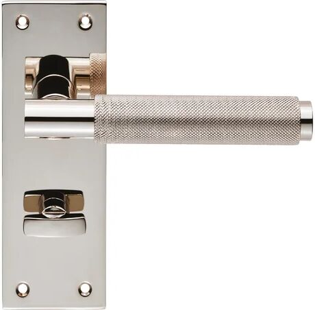 Symple Stuff Charmaine Privacy Door Handle Symple Stuff Finish: Polished Nickel 60cm H X 47cm W X 37cm D