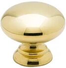 Beslag Design Duke 13mm Mushroom Knob Multipack (Set of 6) Beslag Design Finish: Brass