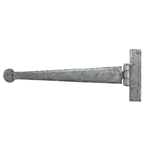 From The Anvil 11.5cm H x 30.5cm W Surface Mount Pair Door Hinge From The Anvil Finish: Pewter Patina