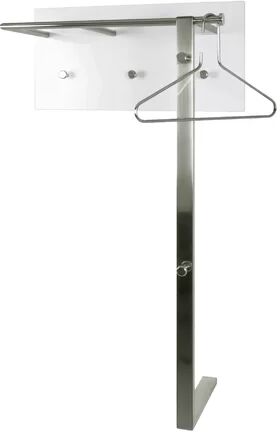 House Additions Wall Mounted Coat Rack House Additions Finish: White  - Size: