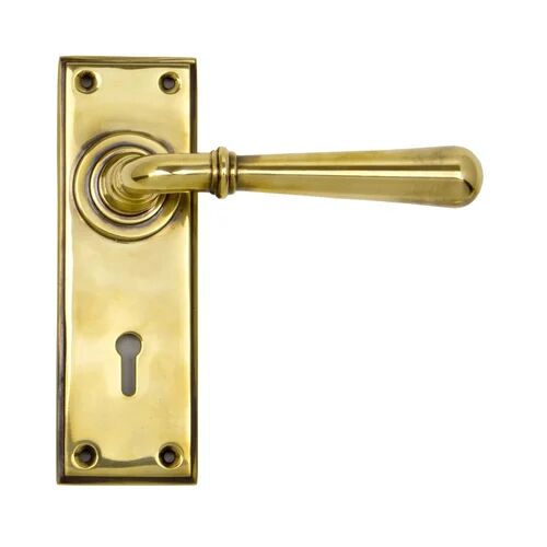 From The Anvil Newbury Interior Mortise Door Handle Kit From The Anvil Finish: Aged Brass  - Size: 5cm H X 5cm W X 6cm D