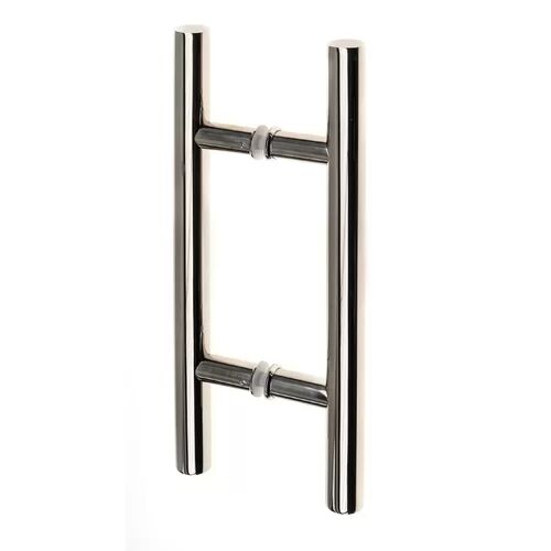 17 Stories Industry Double Dummy Door Handle 17 Stories Finish: Polished Chrome  - Size: 80cm H X 150cm W X 75cm D