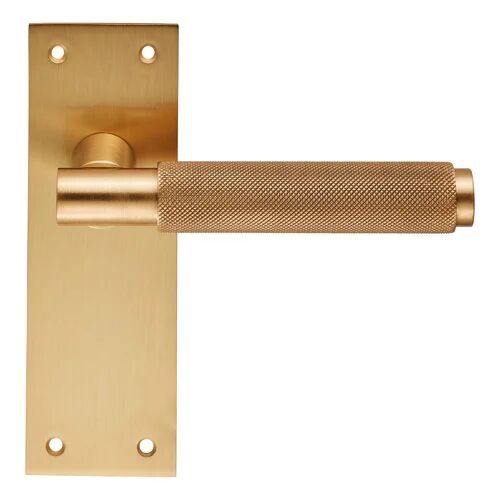 Symple Stuff Charmaine Passage Door Handle Symple Stuff Finish: Satin Brass