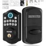 VEVOR Fingerprint Door Lock, Keyless Entry Door Lock with Fingerprint/Keypad Code/Key, Auto Lock, Anti-Peeking Password, IP 63 Rating for Front Door, Electronic Keypad Deadbolt with 300 Users