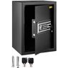 VEVOR Safe Box, 2.1 CU.FT Fingerprint Safe Box for Money w/ 2 Keys & Digital Keypad, Q235 Steel Safe Box for Storing Cash, Jewelry, Pistols, Documents, Watches in Home & Office & Hotel