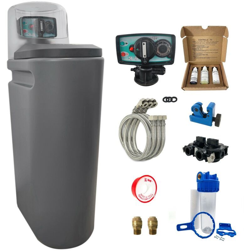 Pentair - Addolcitore d'acqua 30L Fleck 5600 MV completo di