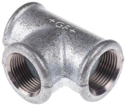 Georg Fischer Raccordo in ferro malleabile , connessione BSPP 3/4" femmina x BSPP 3/4" femmina, A T, 770130205