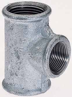 Georg Fischer Raccordo in ferro malleabile galvanizzato , connessione BSPP 3/4" femmina x BSPP 3/4" femmina, 770130227