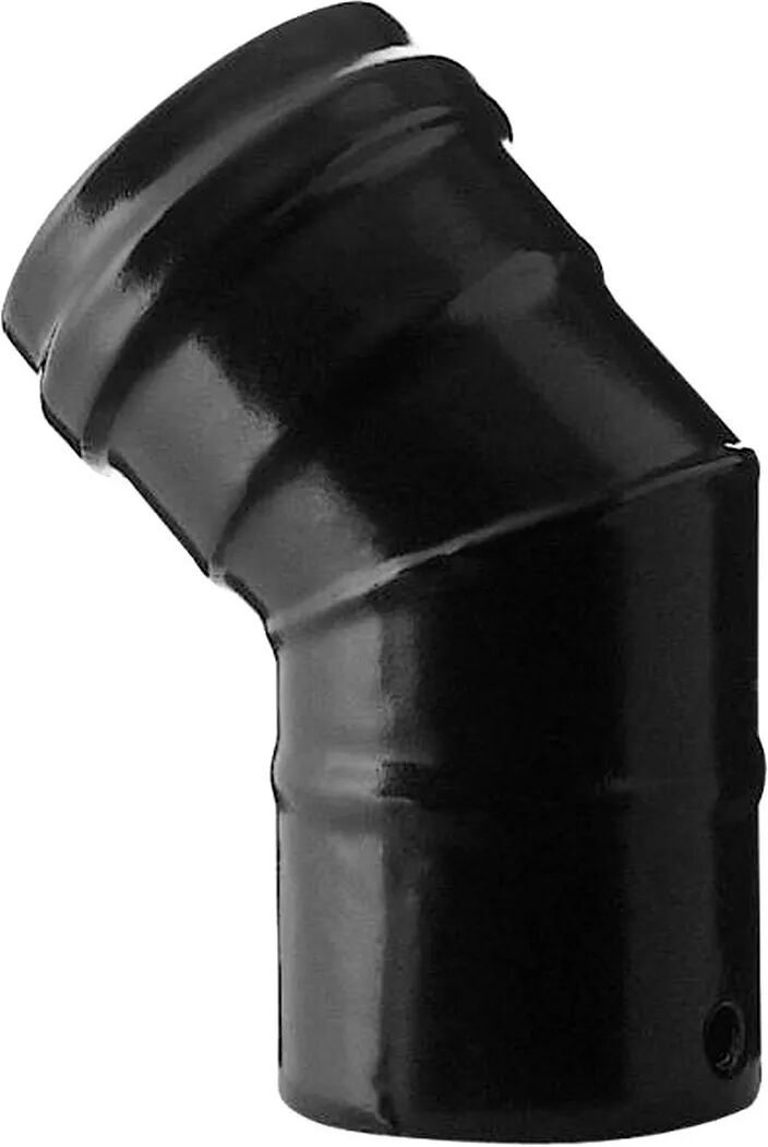 SAVE FUMISTERIA Gomito 45° Pellet Save Ø 80 Mm Nero Porcellanato Spessore 1,2 Mm