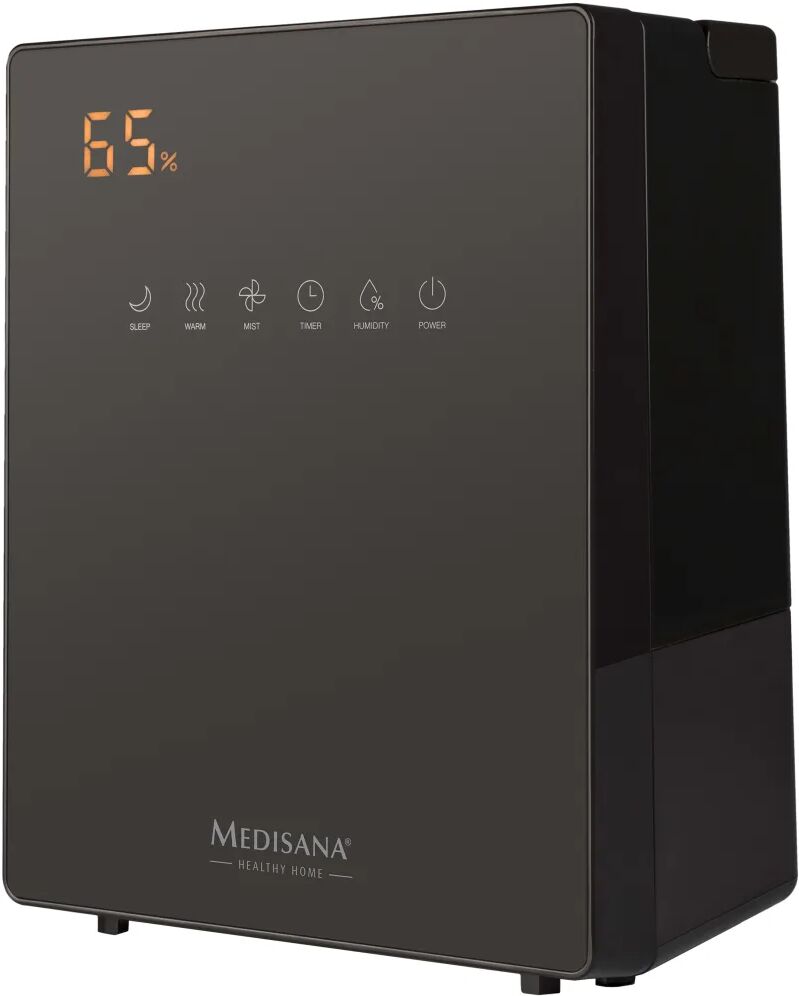 Medisana Humidificateur d'air avec hygromètre AH 675 116 W Noir