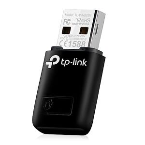 TP-Link TL-WN823N WLAN USB Stick (300Mbit/s 2,4 GHz, Mini Größe Adapter, WPS Taste für einfache Installation, kompatibel zu Windows 11/10/8.1/8/7/XP, Mac OS 10.15 und früher, Linux) schwarz