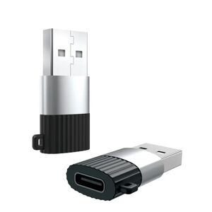XO USB-A til USB-C Adapter - Sort
