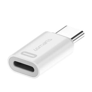 4Smarts Lightning til USB-C PD Adapter - 2 stk. - Hvid