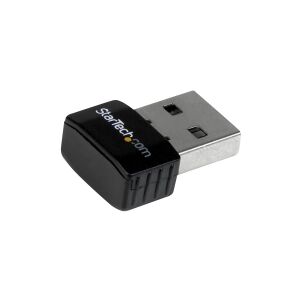 StarTech.com USB 2.0 300 Mbps Mini Wireless-N Network Adapter - 802.11n 2T2R WiFi Adapter - USB Wireless Adapter - N300 Wireless NIC (USB300WN2X2C) - Netværksadapter - USB 2.0 - 802.11b/g/n - sort