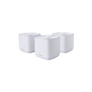 ASUS ZenWiFi XD5 - Wi-Fi-system (3 routere) - op til 5000 sq.ft - mesh - GigE - Wi-Fi 6 - Dual Band