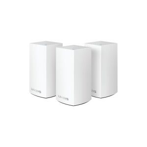 Linksys VELOP Whole Home Mesh Wi-Fi System WHW0103 - - Wi-Fi-system - (3 routere) - mesh - 1GbE - Wi-Fi 5 - Bluetooth - Dual Band