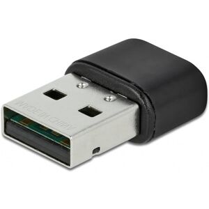 Delock - Usb 2.0 - Trådløs Wlan Wi-Fi Dongle + Bt 4.2 - 433 Mbps