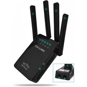 Satana Wi-Fi Rækkeviddeforlænger (Repeater/extender) 300mbps - 2,4 Ghz