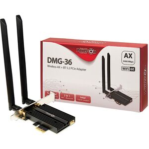 Inter-Tech DMG-36 Intern WLAN / Bluetooth 5400 Mbit/s, Wi-Fi-adapter