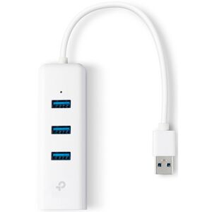 TP-Link UE330 USB 3.2 Gen 1 (3.1 Gen 1) Type-A 1000 Mbit/s Hvid, USB hub
