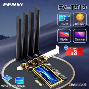 Fenvi ? carte reseau wi-fi T919 PCIe 802.11AC  1750 mb/s  adaptateur sans fil double bande windows