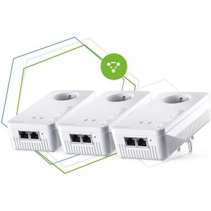 Mesh Wifi 2 - Multiroom Kit - kit d'adaptation pour courant porteur - - 1GbE, HomeGrid - Wi-Fi 5 - Bi-bande - Branchement mural