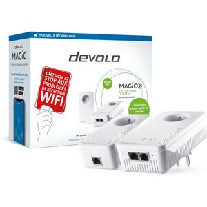 Magic 2 WiFi next - Starter Kit - pont - GigE, HomeGrid - Wi-Fi 5 - Bi-bande - Branchement mural