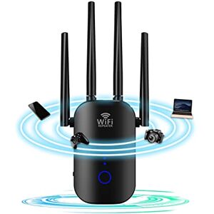 KuWFi Adaptateur réseau WiFi extérieur longue portée, antenne 14