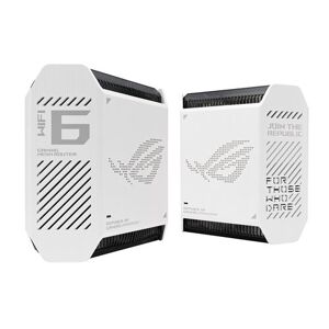 Pack de 2 routeurs sans fil WiFi Tri-bande Asus ROG Rapture GT6 Blanc - Publicité