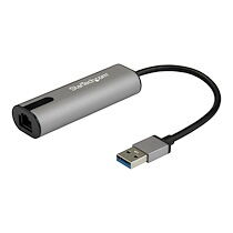 StarTech.com Carte réseau externe USB 3.0 vers 2.5 Gigabit Ethernet - Adaptateur 2.5GBASE-T - IEEE 802.3bz - Mac, Windows, Linux (US2GA30) - adaptateur réseau - USB 3.0 - Ethernet 10M/100M/1G/2,5 Gigabit x 1