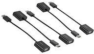 StarTech.com 5-Pack DisplayPort to VGA Adapter, DisplayPort 1.2 HBR2 to VGA Active Adapter, Digital DP to Analog VGA Video Converter Dongle, DisplayPort Male to VGA Female Monitor Adapter - Active DP 1.2 to VGA (DP2VGA3X5) - adaptateur DisplayPort / VGA - DisplayPort pour HD-15 (VGA) - 10 cm