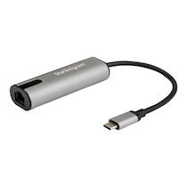 StarTech.com Adaptateur USB-C vers Ethernet 2.5 Gigabit - Carte réseau externe 2.5GBASE-T - IEEE 802.3bz - Mac, Windows, Linux (US2GC30) - adaptateur réseau - USB-C - Ethernet 10M/100M/1G/2,5 Gigabit x 1 + USB 3.0