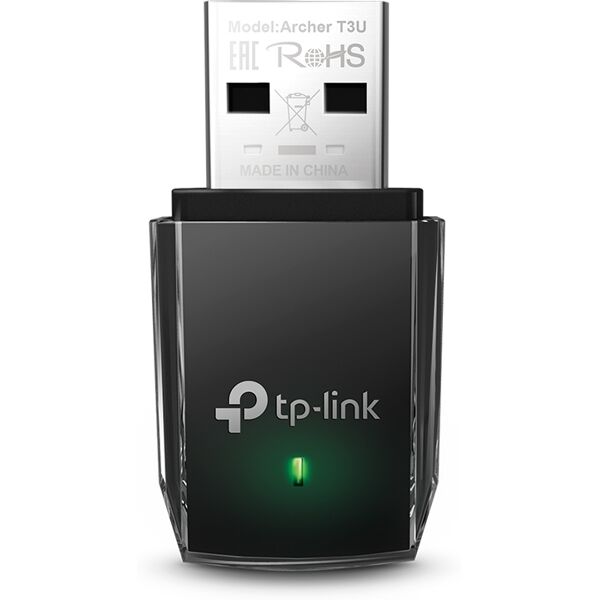 tp-link tp adattatore wireless ac1300 dualband archer t3u