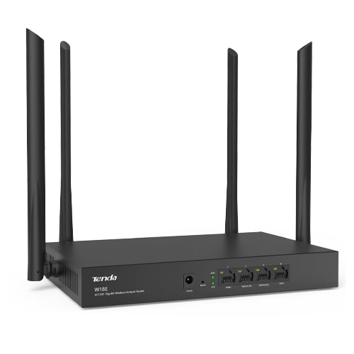TENDA W18E. Smart Router hotspot wireless AC1200 10/100/1000Mbits