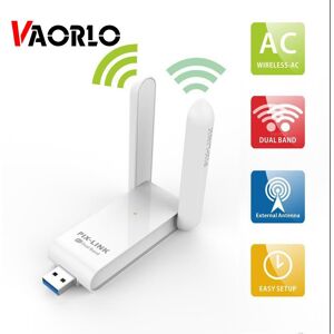 VAORLO 600Mbps USB WiFi Adapter WiFi Repeater Router Wifi Dongle Receiver UAC03 2.4/5.38G Dual-Band Wireless Network Card for Notebook