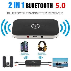 Mobileparts Upgraded Bluetooth 5.0 Audio Transmitter Receiver RCA 3.5mm AUX Jack USB Dongle Music Wireless Adapter for Car PC TV Headphones