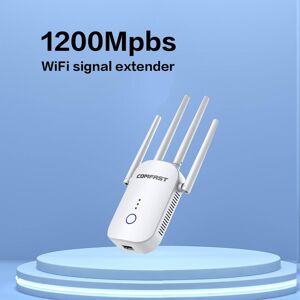 SHEIN COMFAST CF-WR758AC Wifi Extender AC1200 1200Mbps(2.4G+5G) Wireless Wi Fi Repeater Dual Band Wifi Router Long Range Booster 4 Antenna Wi-fi Amplifier White