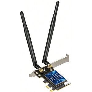 SHEIN EDUP WIFI6E wireless card AX210 chip pcie desktop computer built-in wifi receiver BT5.2 Blue