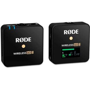 Rode Smartphone Og Videokamera Mikrofon Wireless Go Ii Sort