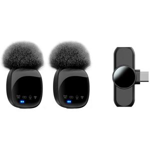 Lippa Pro Wireless Lavalier Microphone x2 med USB-C