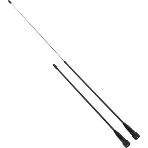 ProEquip Telescopic Antenna For 155 MHz With Icom J-Connector Black OneSize, Black