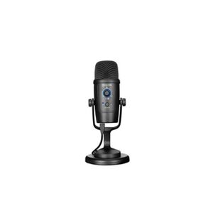 Boya Microphone BY-PM500 USB Cardioïde / Omnidirectionnel Prise casque 3,5 mm avec support micro de bureau Câble Type-C pour Smartphone,Ordinateur - Publicité