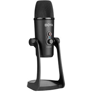 Boya Microphone USB de Bureau BY-PM700 pour Ordinateur avec 4 modèles de ramassage, pour Youtube Live Stream Podcast Gaming - Publicité