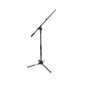 Pied de microphone réglable professionnel avec trépied pliable NJS067